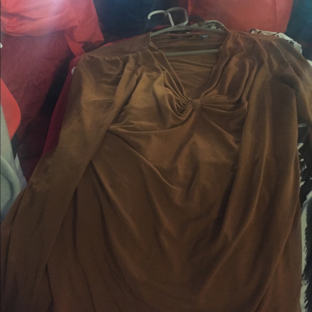 Brown blouse